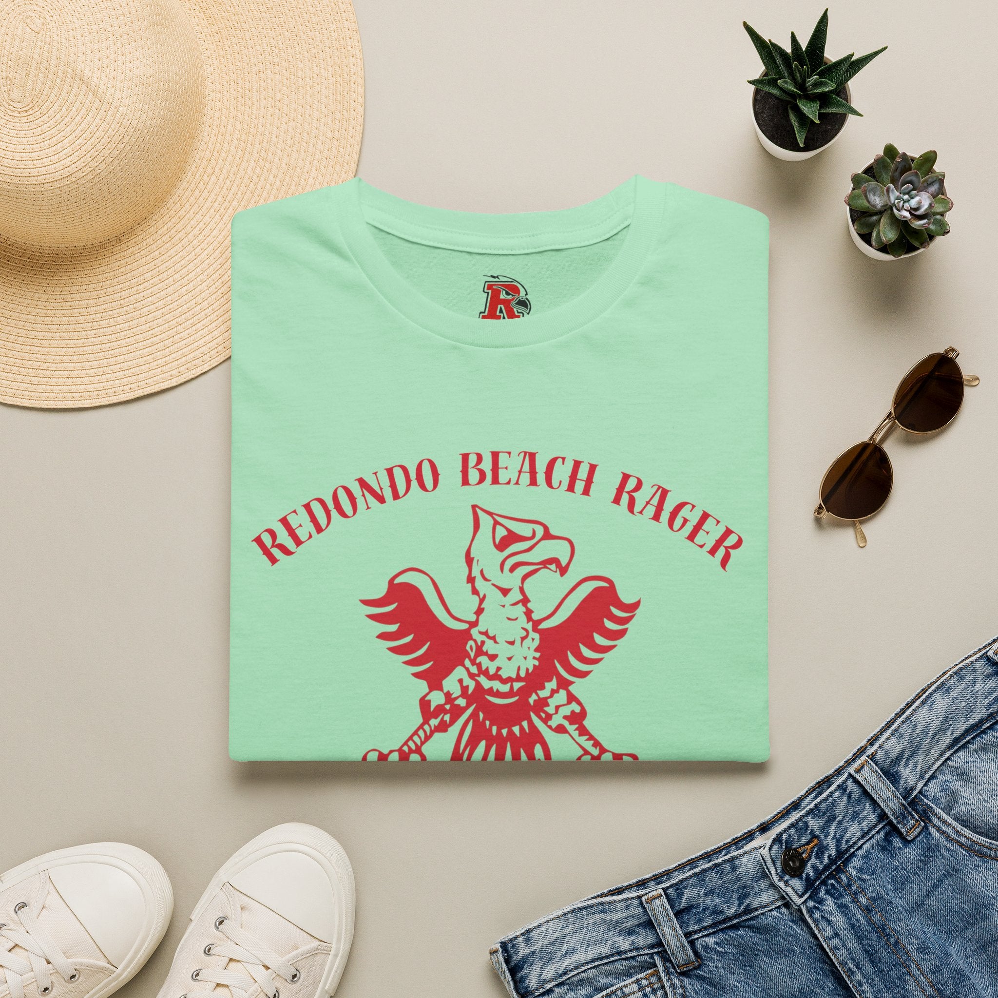 Redondo Beach Rager T-Shirt —  First Annual All Class Reunion 7-25-26 at Seaside Lagoon Redondo Beach