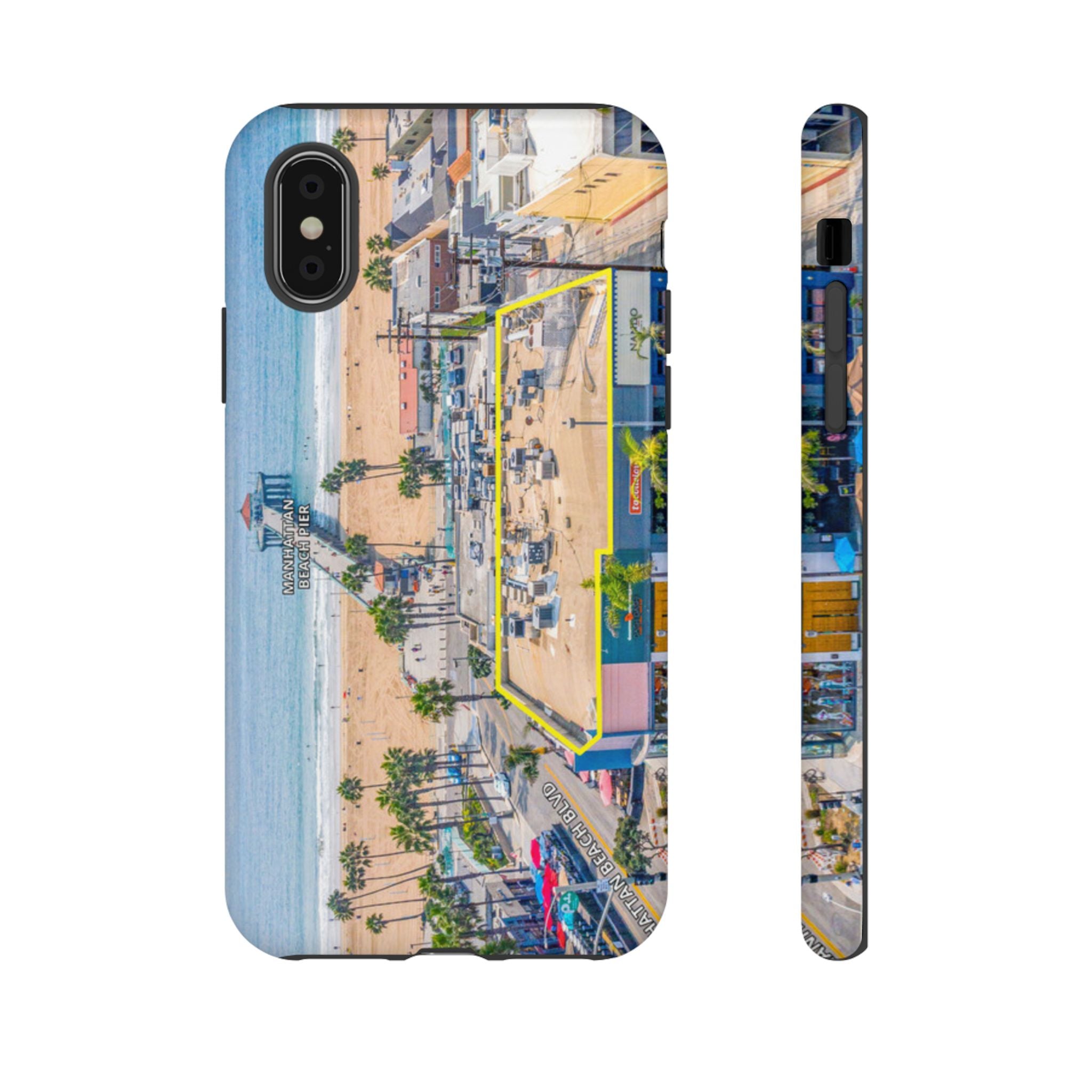 Phone Cases, Manhattan Beach California iPhone Samsung Google Tough Cases, Beach Lovers Gifts, Coastal Accessories, Ocean Phone Covers,
