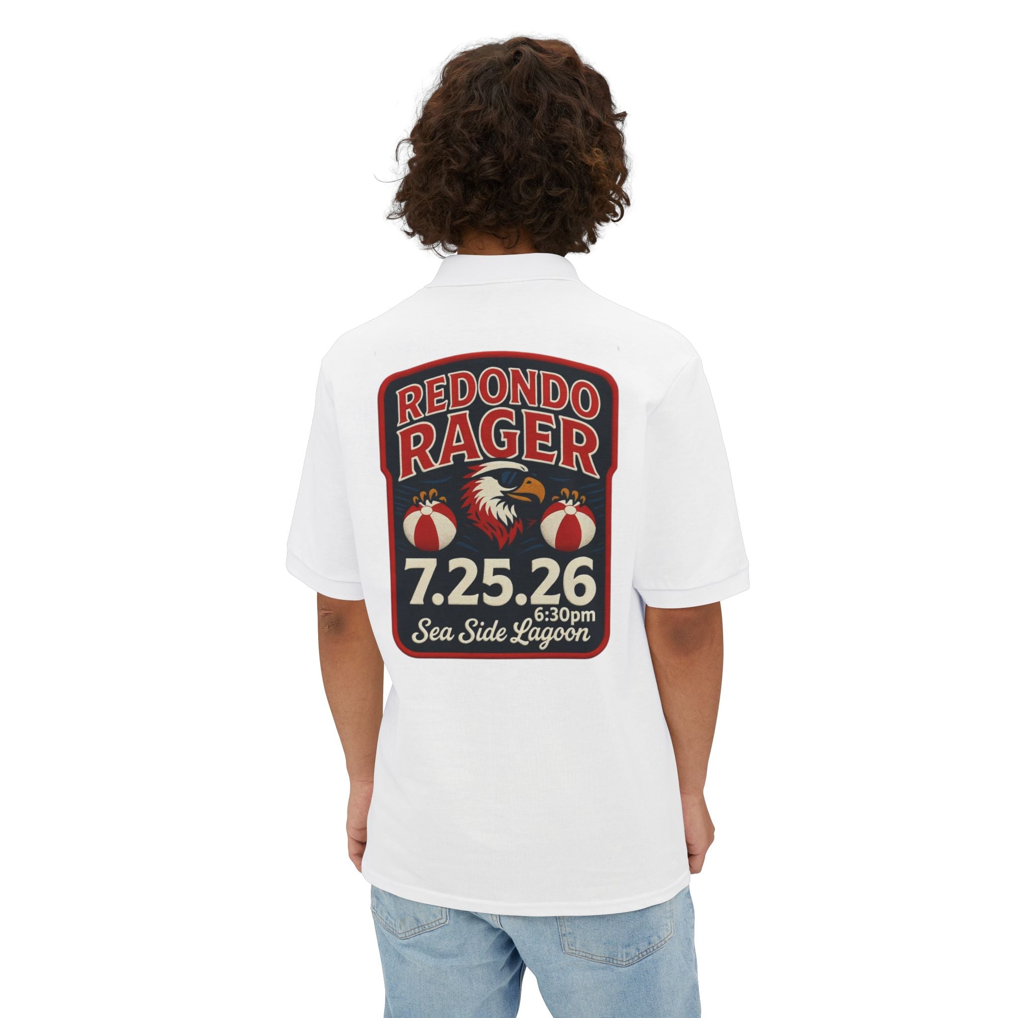 Redondo Rager Polo — Event Tee Polo (7.25.26 Sea Side Lagoon) #RUHS