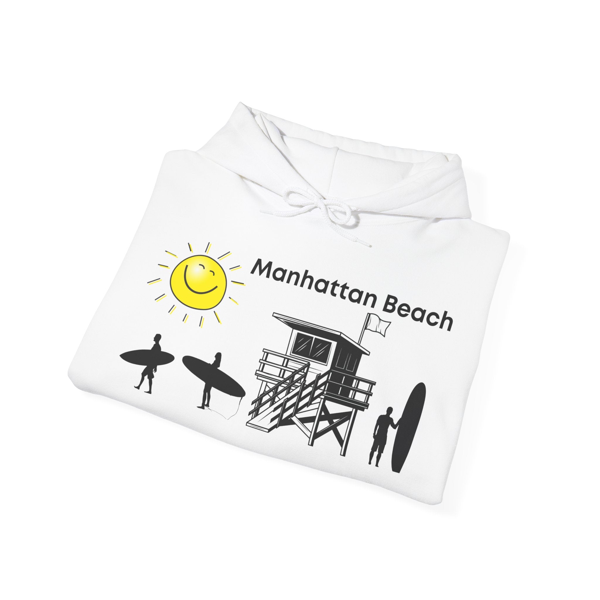 Manhattan Beach California Unisex Heavy Blend™ Hooded Sweatshirt
