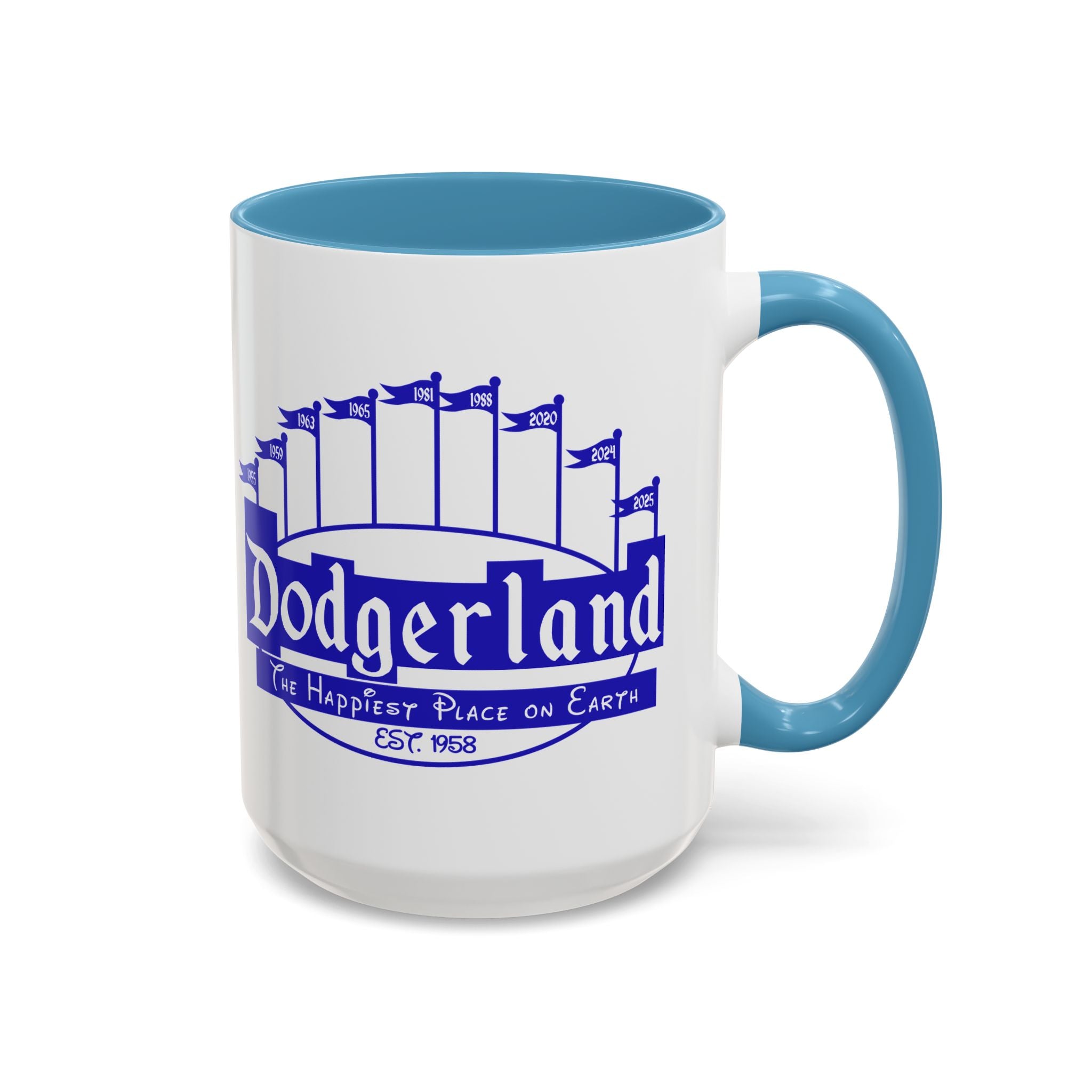 DodgerLAnd Logo Mug | Accent Coffee Mug 11oz or 15oz