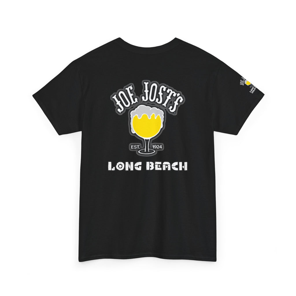 Joe Josts Long Beach California Men's and Woman's Heavy Cotton Tee - Printed 4 Areas