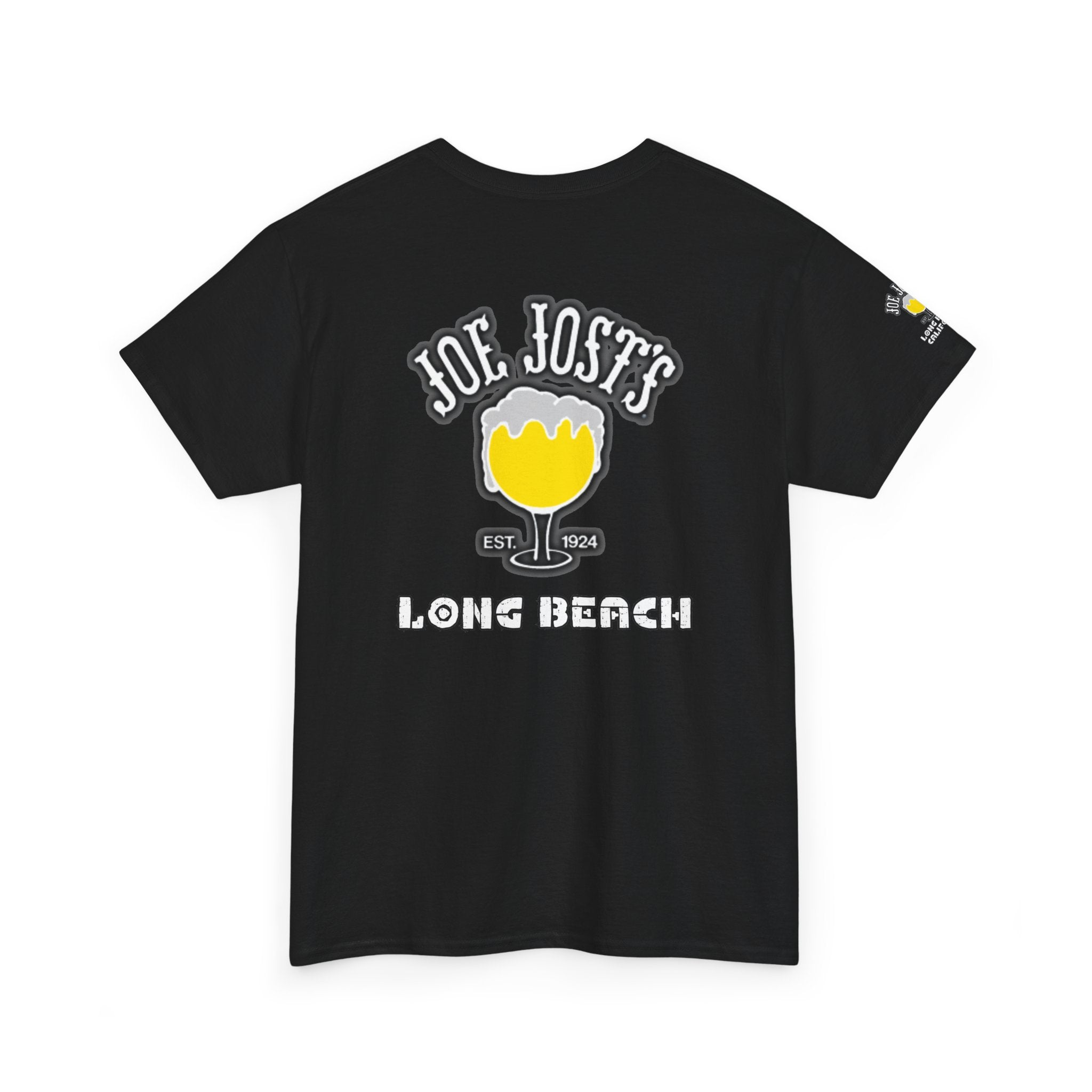 Joe Josts Long Beach California Men's and Woman's Heavy Cotton Tee - Printed 4 Areas