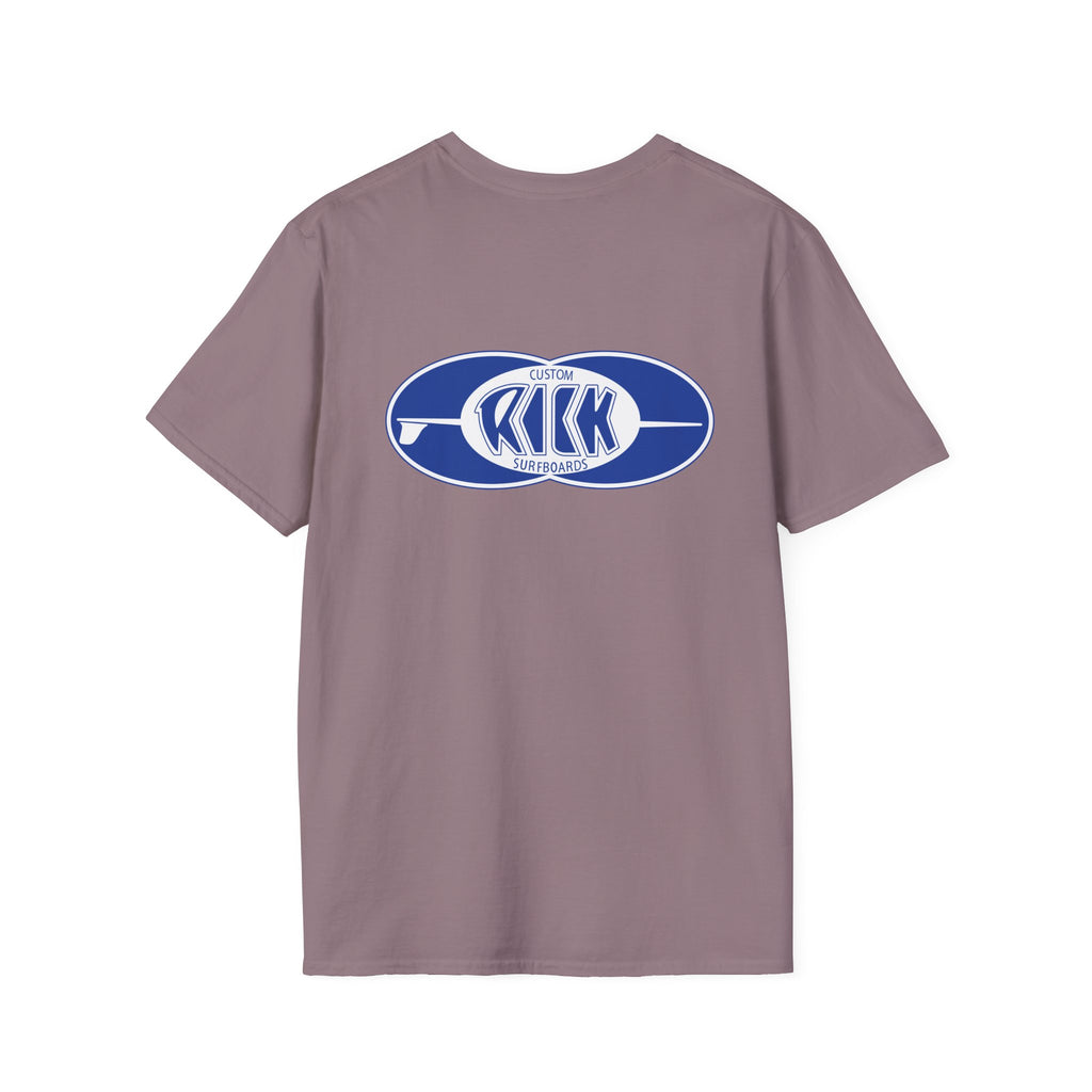 Rick Surfboards Unisex Softstyle T-Shirt Old School Hermosa Beach