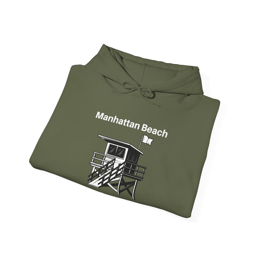 Manhattan Beach California Marine Street Unisex Heavy Blend™ Hooded Sweatshirt
