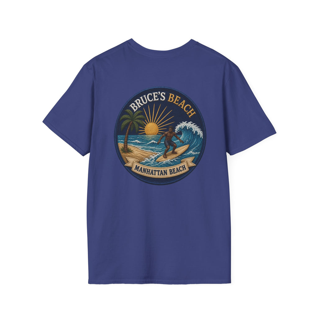 Bruce's Beach Manhattan Beach Surf Patch T-Shirt