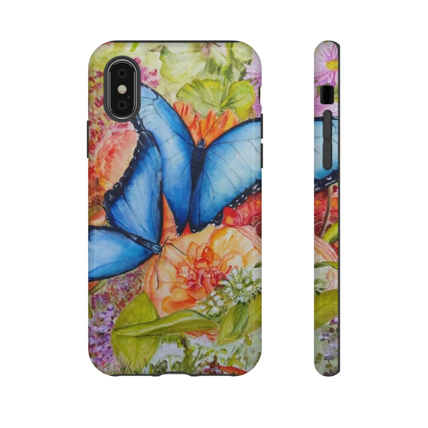 California Blue Butterfly - All IPhone and Samsung Tough Cases