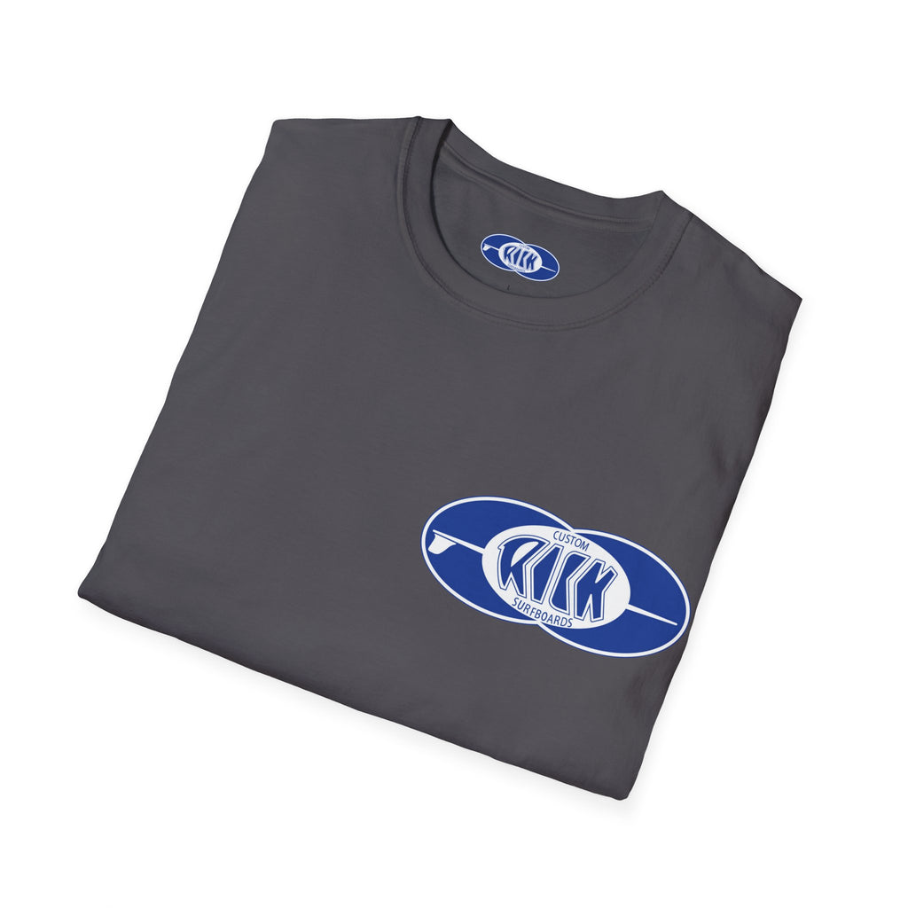 Rick Surfboards Graphic T-Shirt — Printed Front & Back (Multiple Colors)