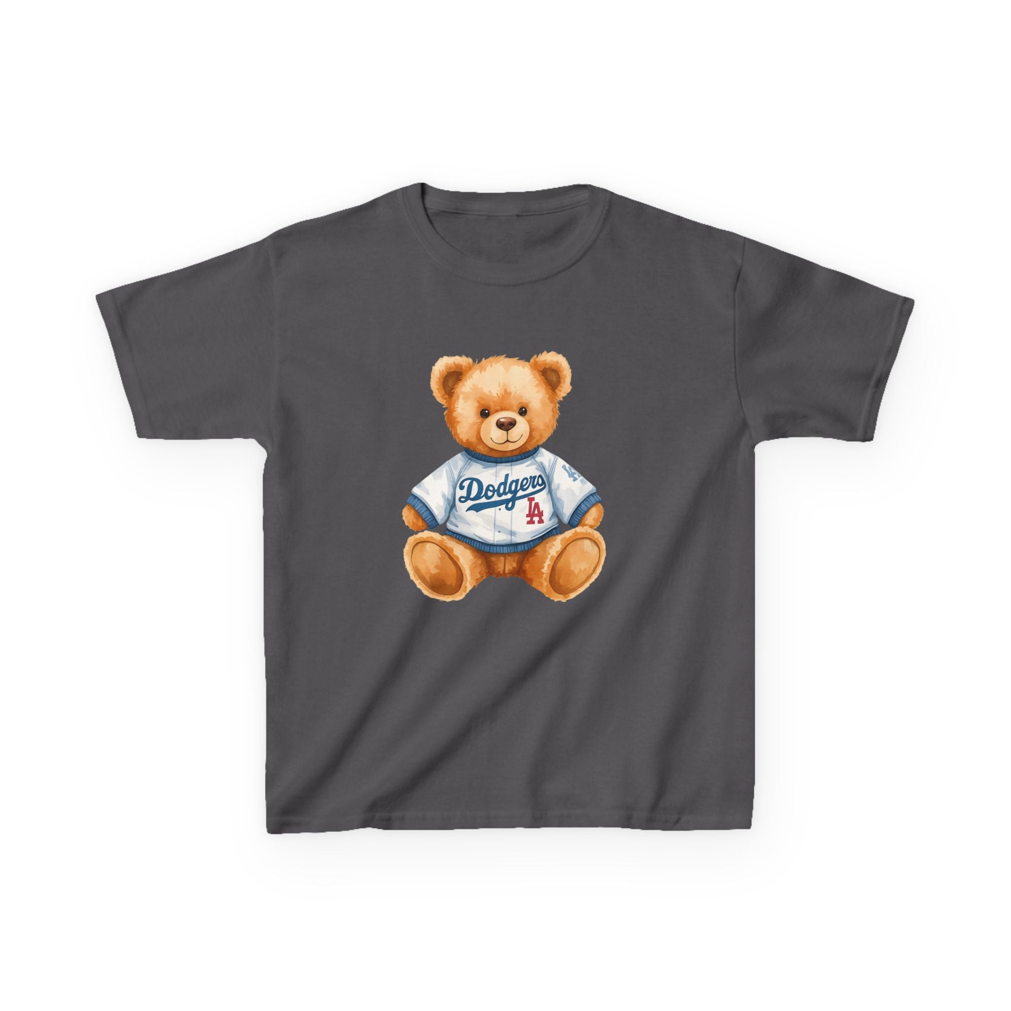 Teddy Bear Tee, Kids Baseball Shirt | Cute Plush Mascot