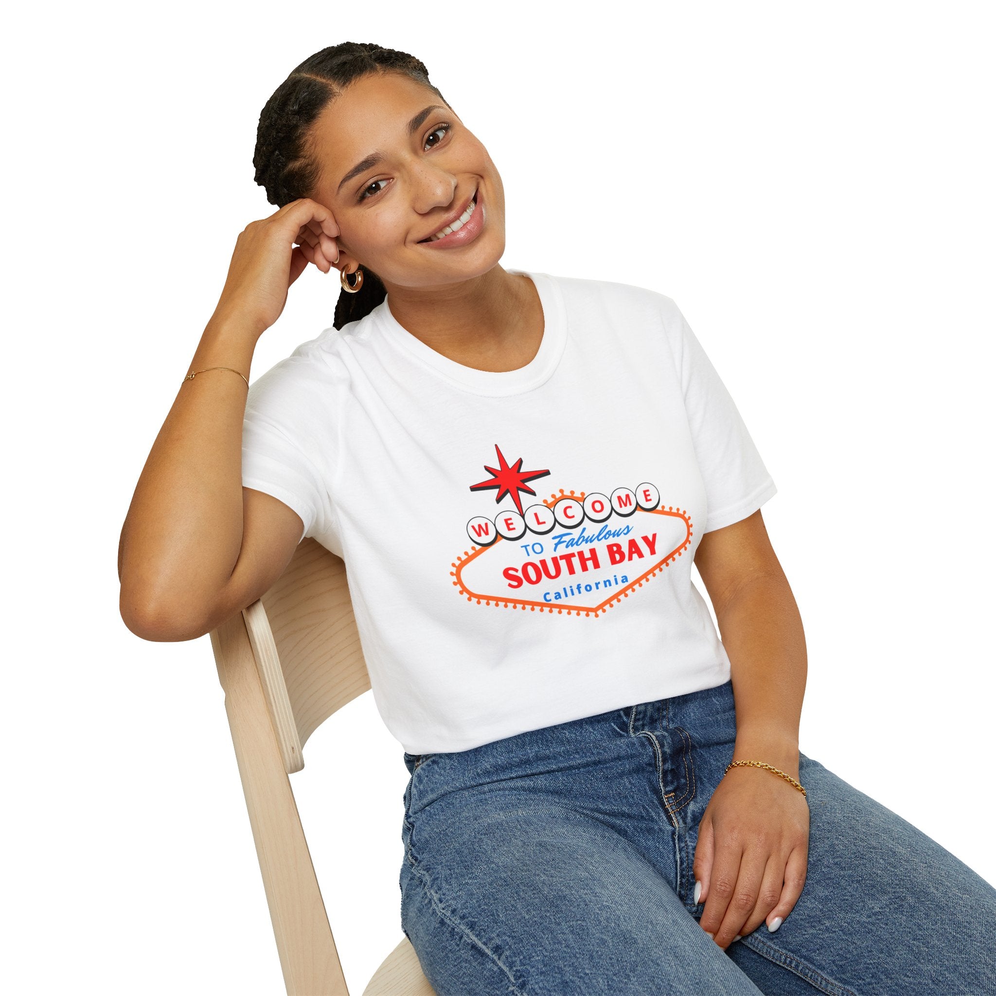 South Bay Welcome Sign T-Shirt — California Vintage Vacation Tee