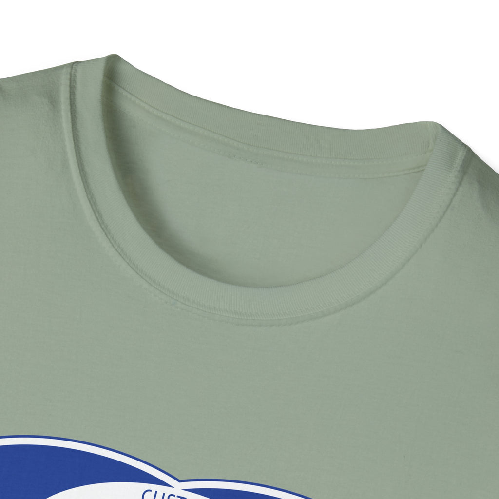 Rick Surfboards Unisex Softstyle T-Shirt Old School Hermosa Beach Print 1 Side