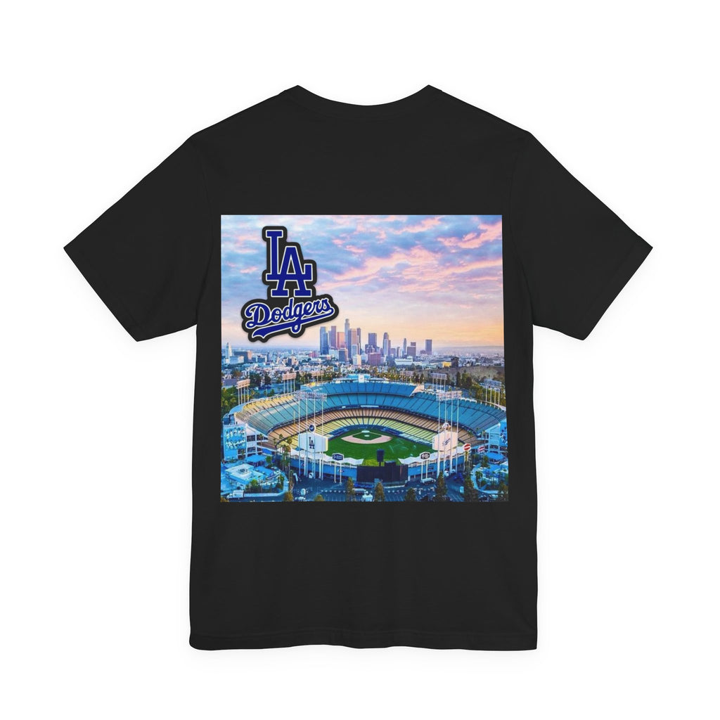 Los Angeles (Front and Back Printing) Unisex Jersey Short Sleeve Tee