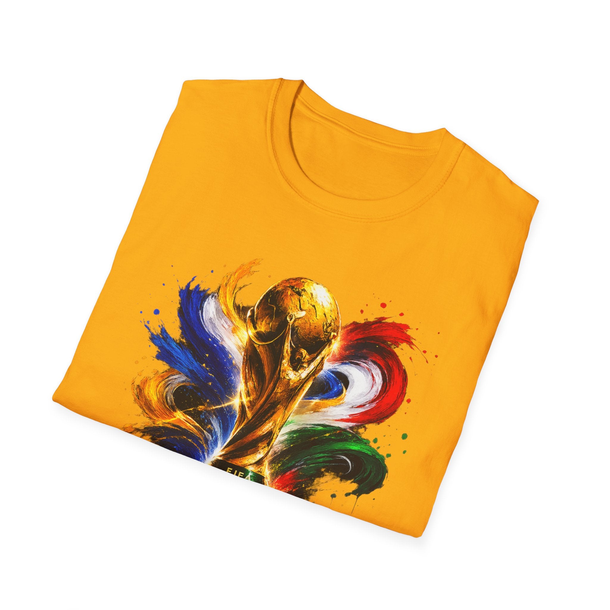 World Cup 2026 T-Shirt — Colorful FIFA Trophy Graphic