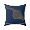 Santa Catalina Island California 90704 #2 Spun Polyester Square Pillow