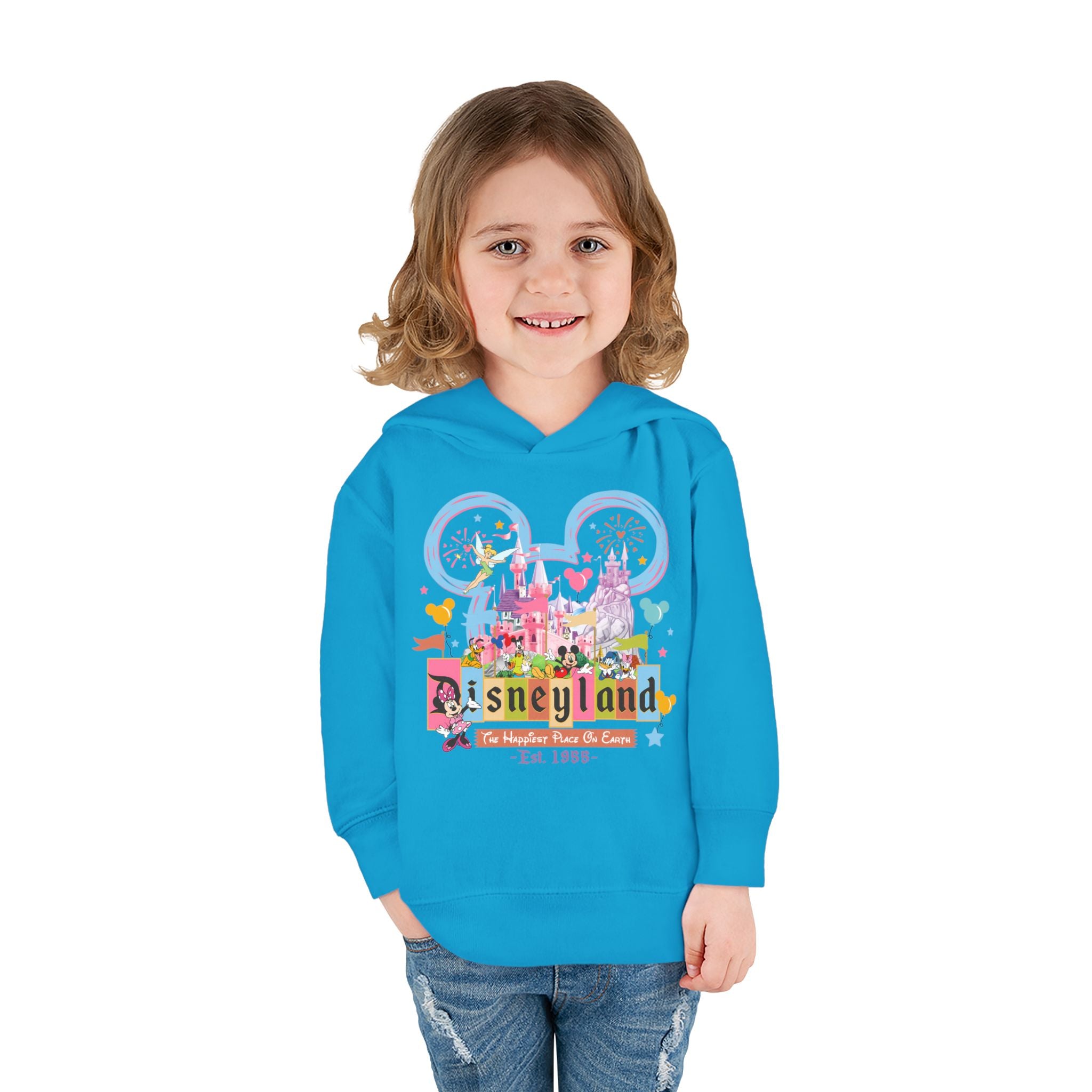 Disneyland Way Back Machine Castle Mickeee Ears Hoodie | Toddler Pullover