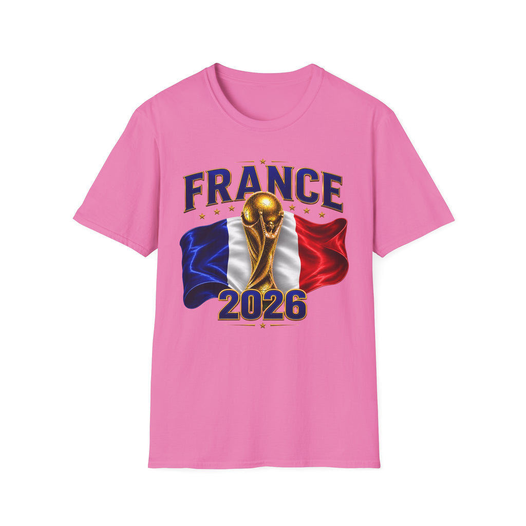France World Cup 2026 T-Shirt — French Flag & Trophy Soccer Tee