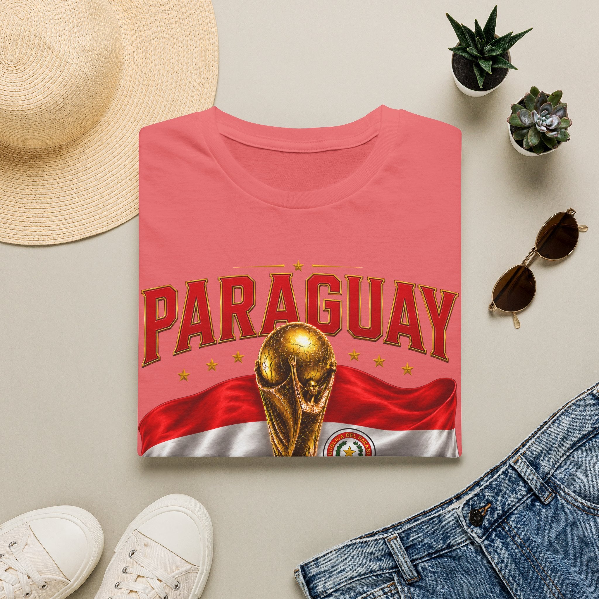Paraguay 2026 World Cup T-Shirt — Fans Soccer Jersey Tee