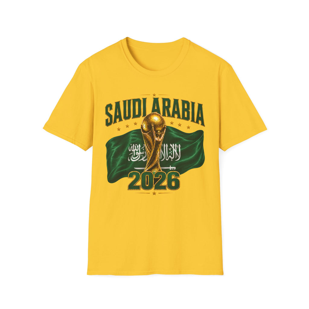 Saudi Arabia 2026 World Cup T-Shirt – Soccer Champion Trophy Design