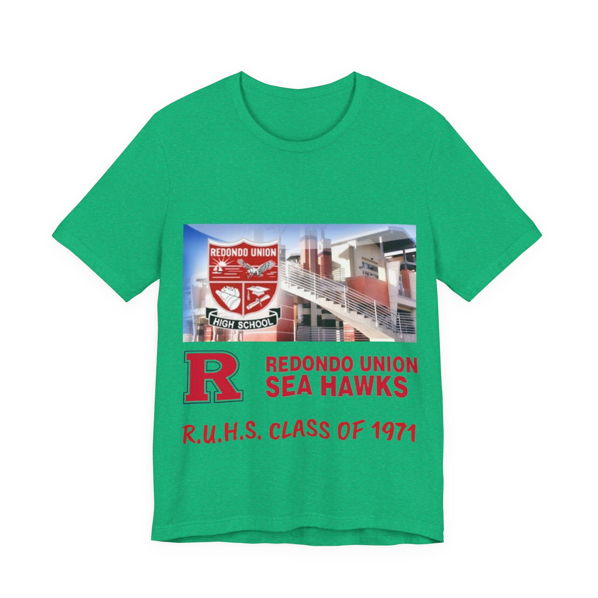 Redondo Union High School Class of 1971 - Unisex Jersey Short Sleeve Tee