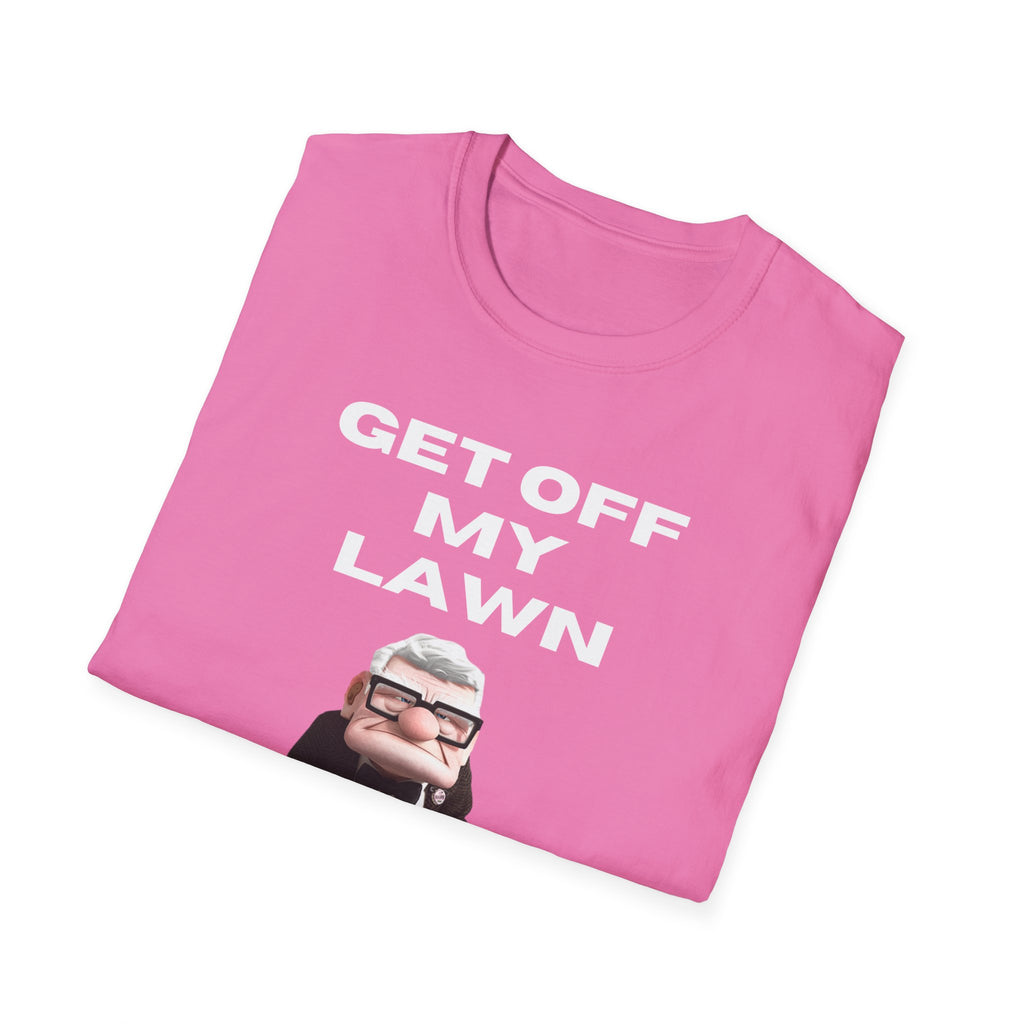 GET OFF My Lawn mens womans Softstyle T-Shirt