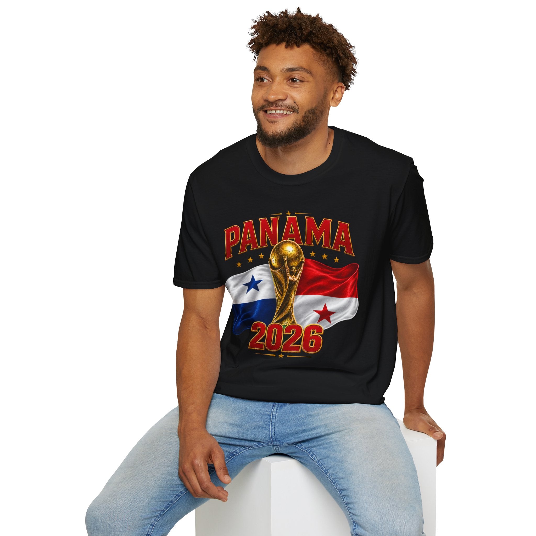 Panama 2026 World Cup T-Shirt — Panama Flag & Trophy Soccer Tee