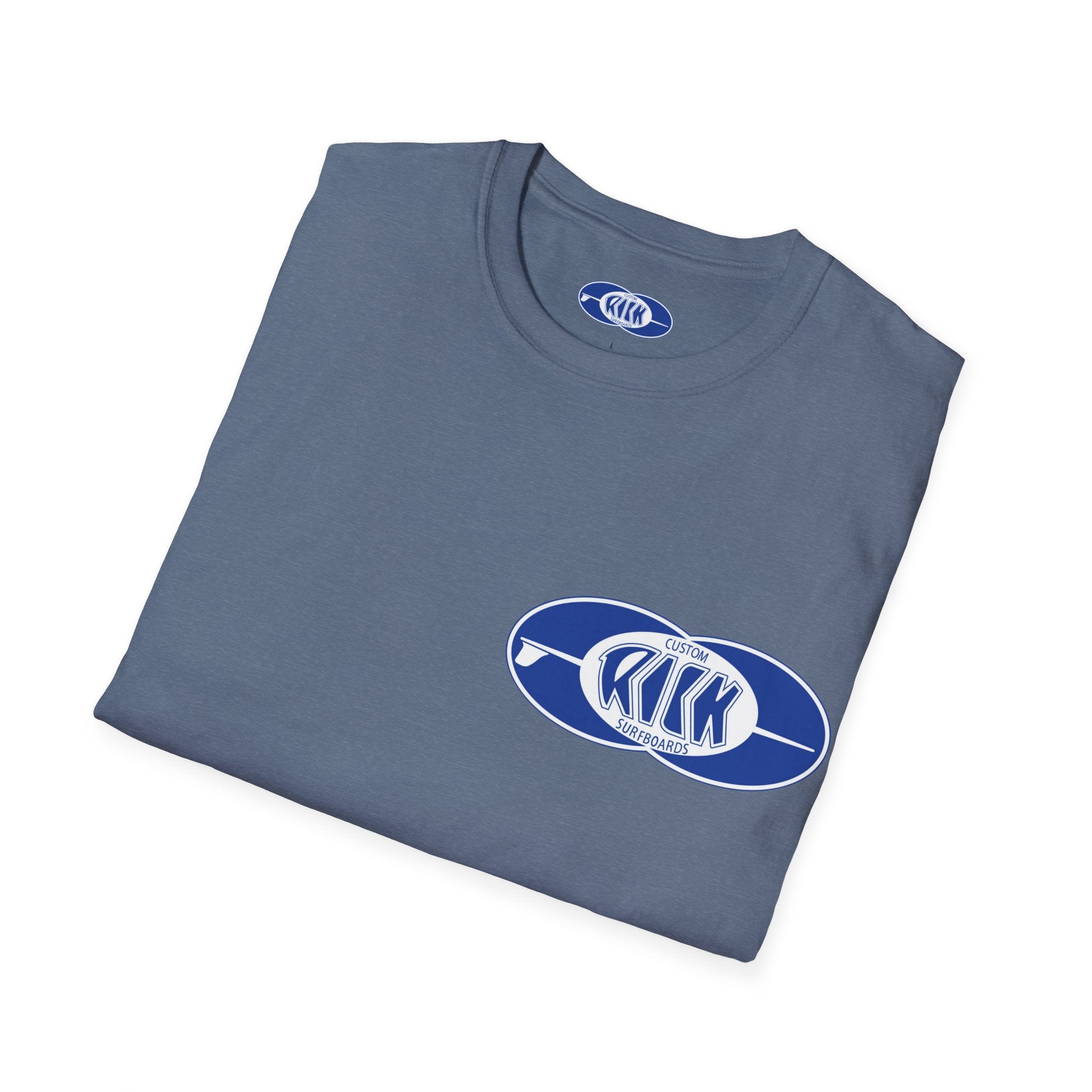 Rick Surfboards Graphic T-Shirt — Printed Front & Back (Multiple Colors)