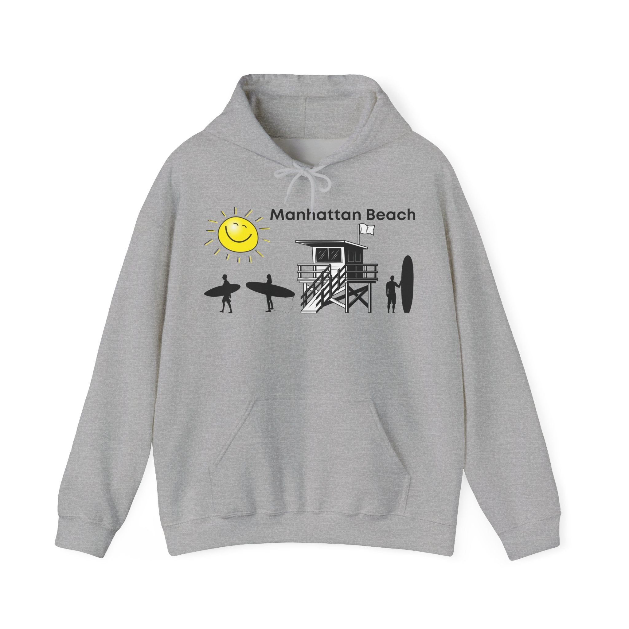 Manhattan Beach California Unisex Heavy Blend™ Hooded Sweatshirt