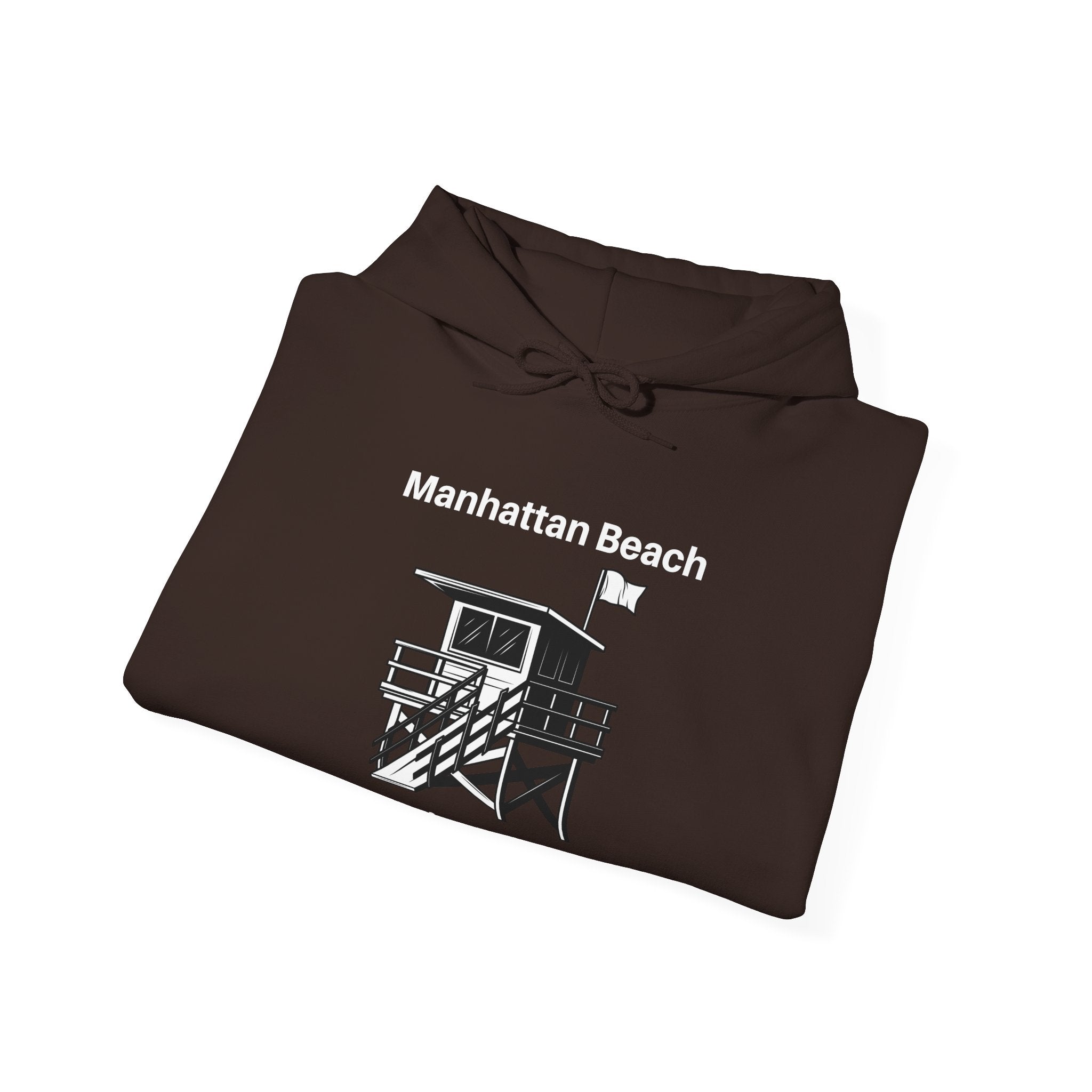 Manhattan Beach California Marine Street Unisex Heavy Blend™ Hooded Sweatshirt