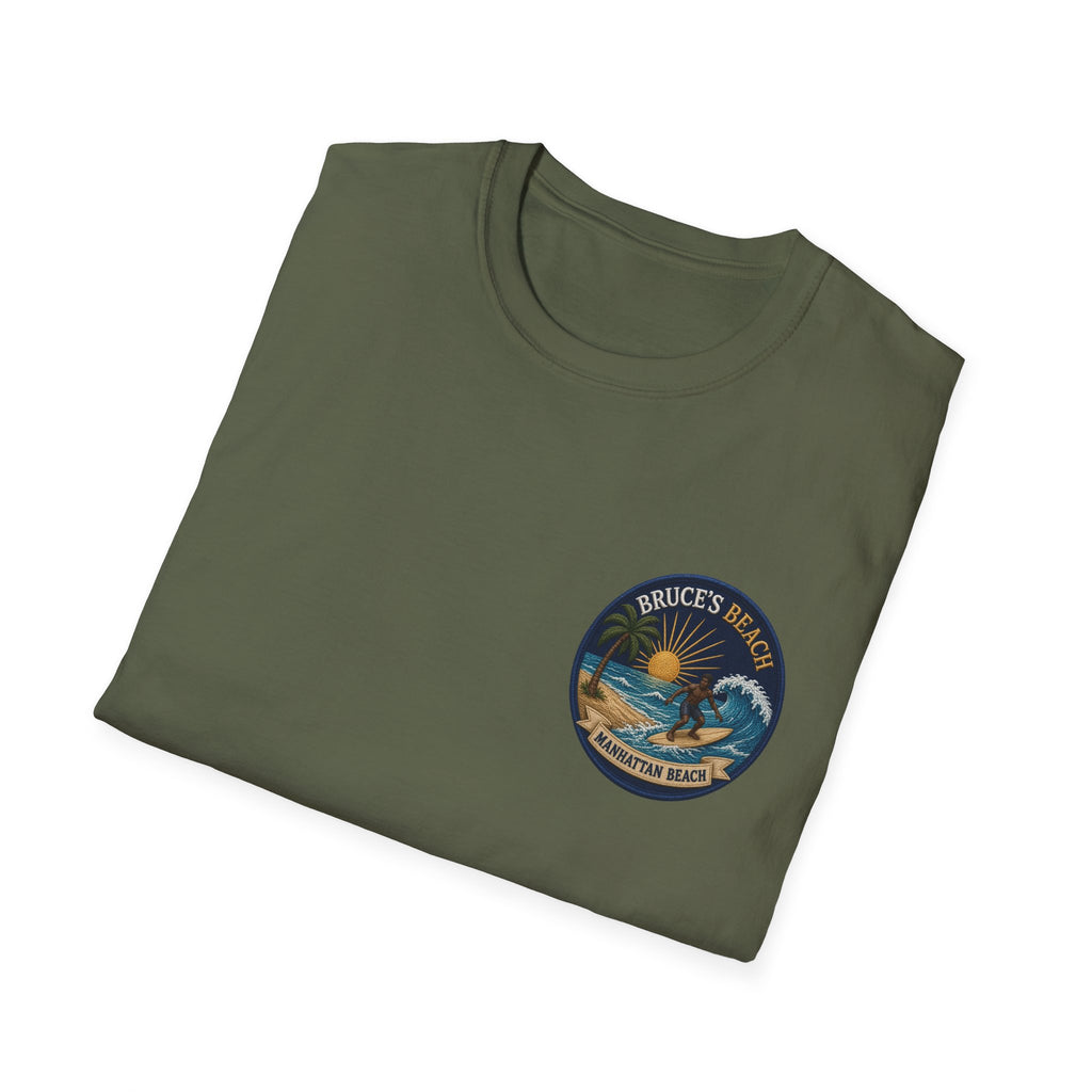 Bruce's Beach Manhattan Beach Surf Patch T-Shirt
