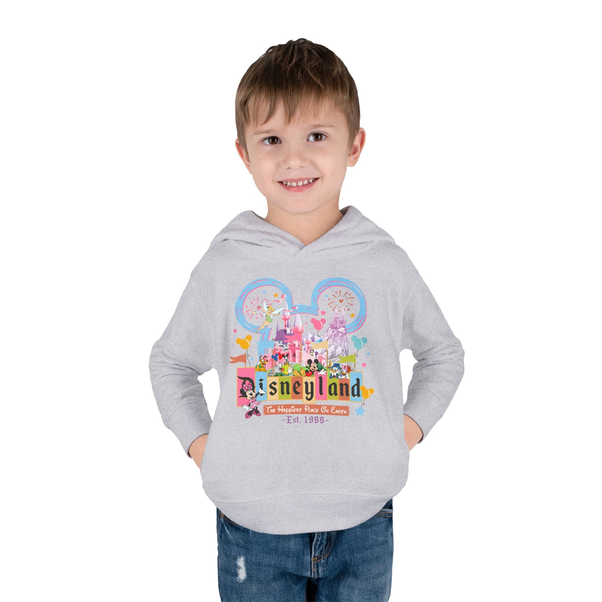 Disneyland Way Back Machine Castle Mickeee Ears Hoodie | Toddler Pullover