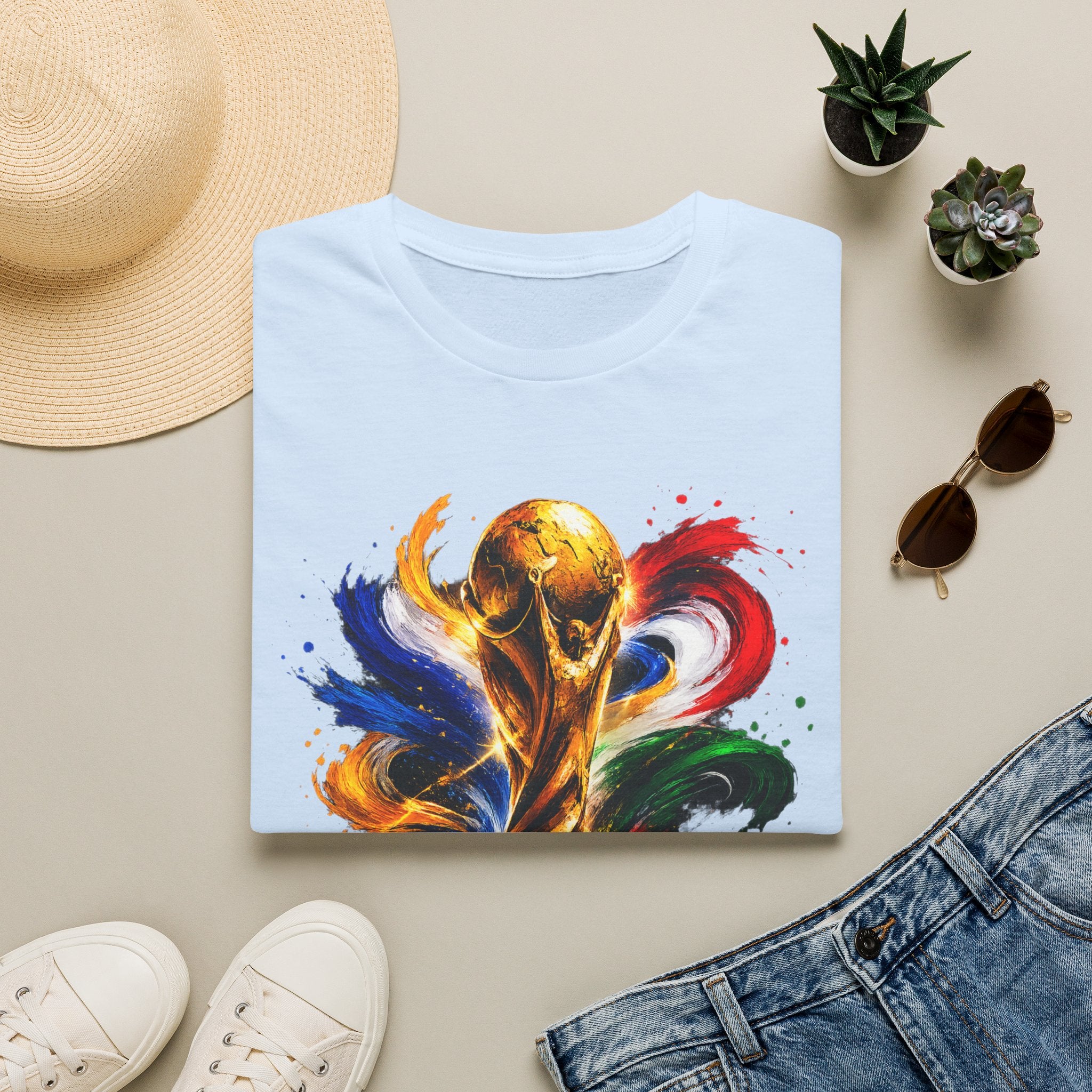 World Cup 2026 T-Shirt — Colorful FIFA Trophy Graphic