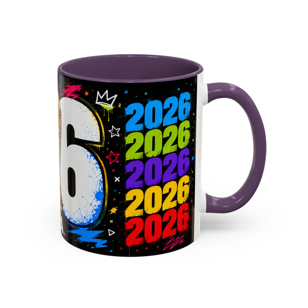 2026 FIFA World Cup Coffee Mug — Colorful Trophy Design (11/15oz)