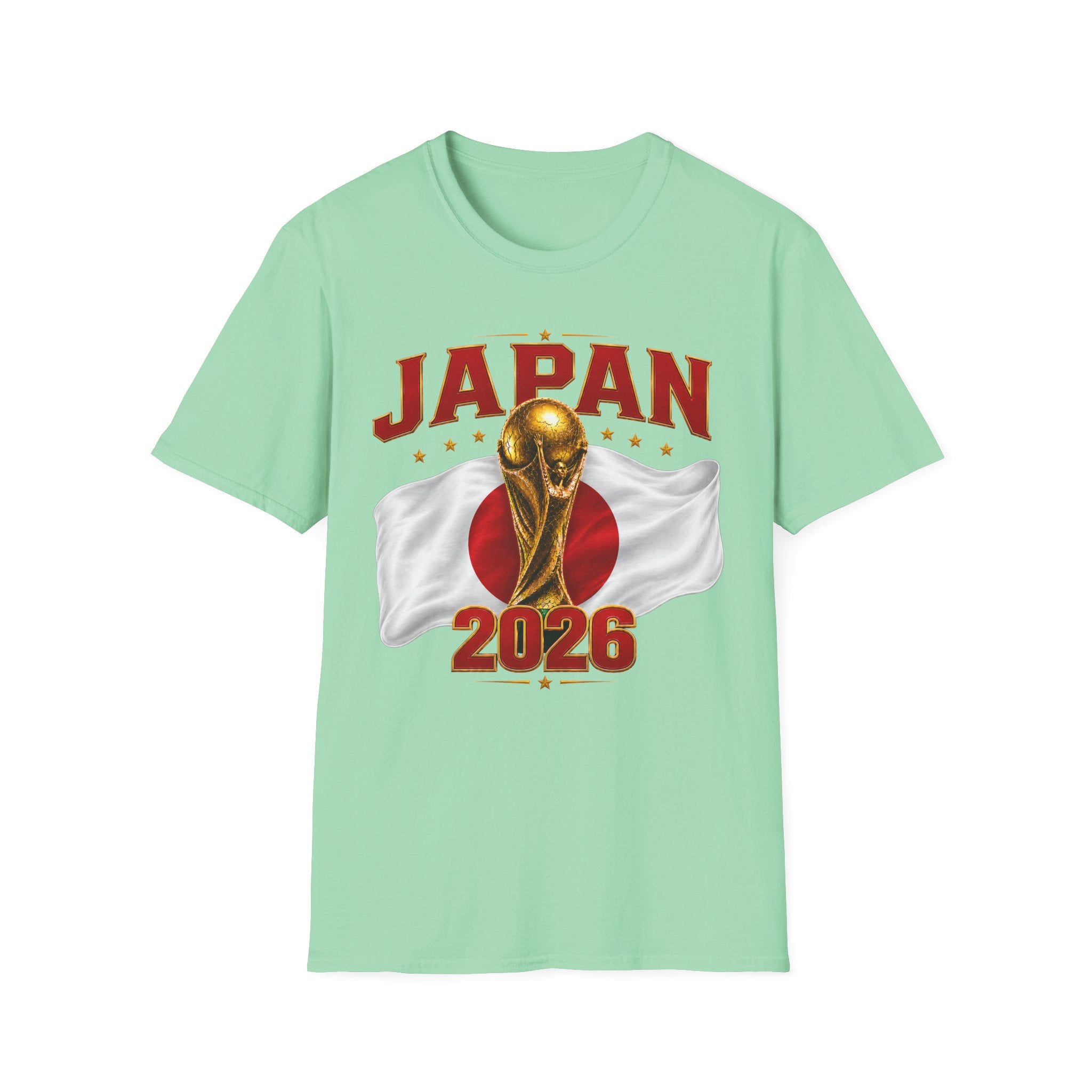Japan 2026 World Cup T-Shirt — Golden Trophy Soccer Fan Tee