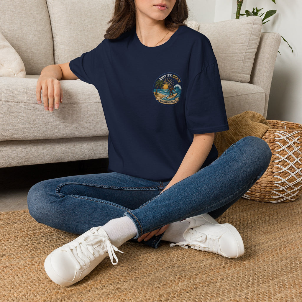 Bruce's Beach Manhattan Beach Surf Patch T-Shirt