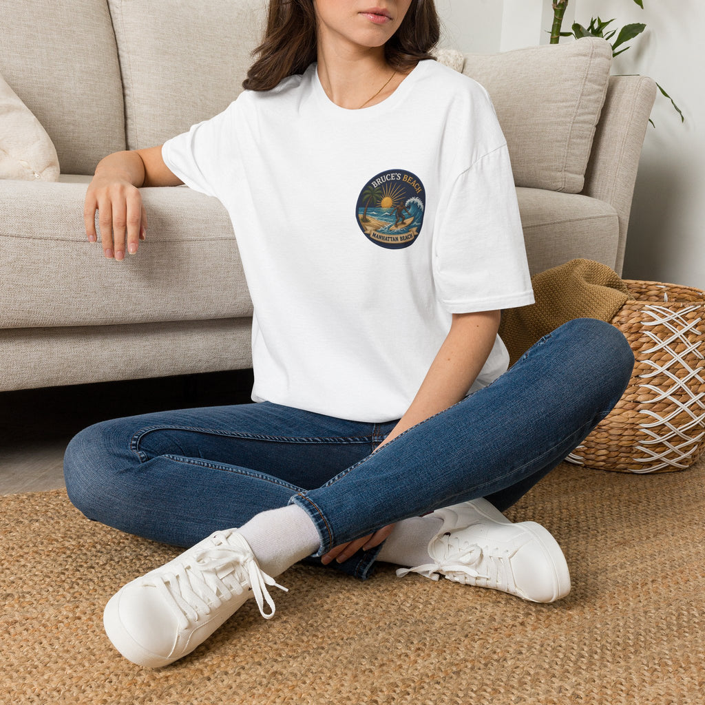 Bruce's Beach Manhattan Beach Surf Patch T-Shirt
