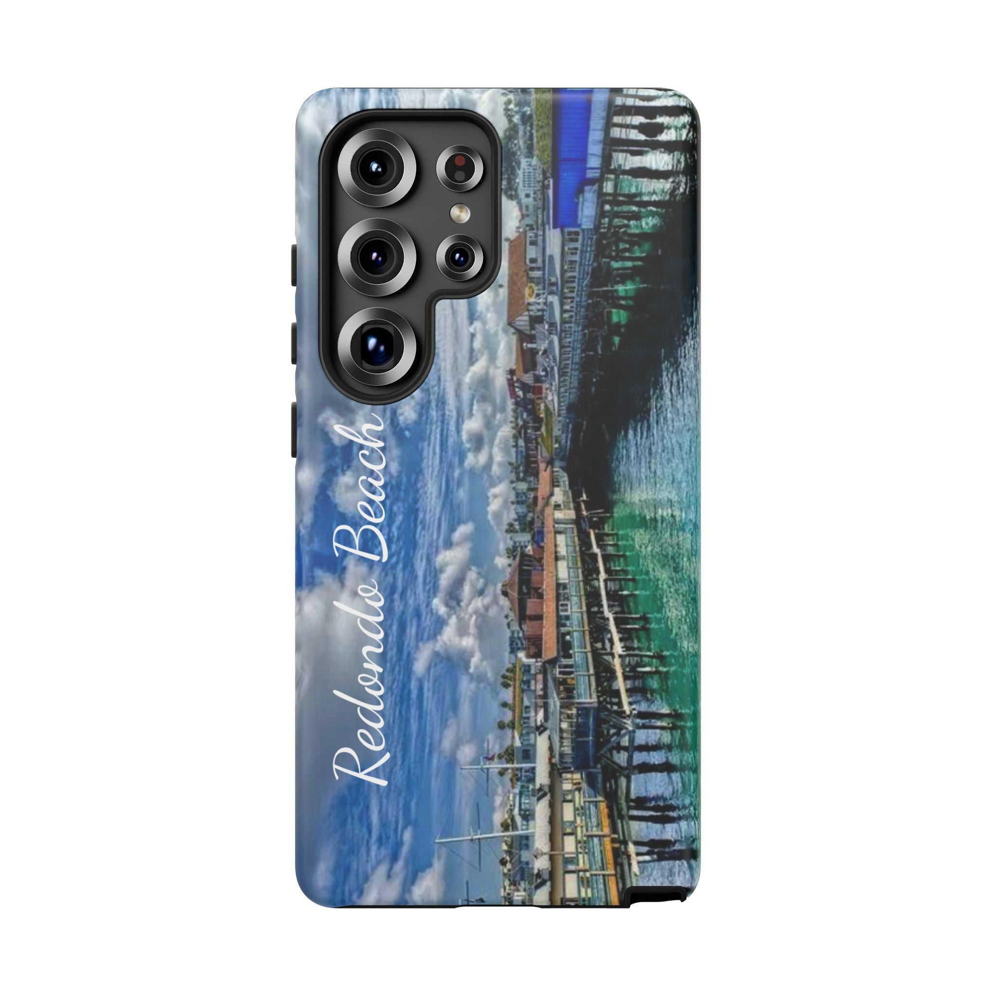 Phone Cases, Redondo Beach California King Harbor Design, Protective Covers, iPhone Accessories, Samsung Accessories, Gift for Travelers