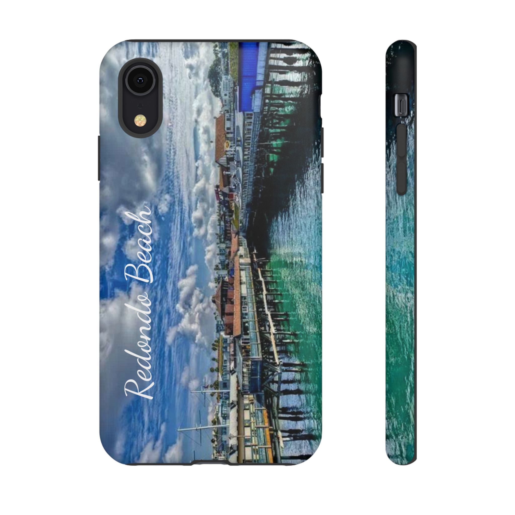 Phone Cases, Redondo Beach California King Harbor Design, Protective Covers, iPhone Accessories, Samsung Accessories, Gift for Travelers