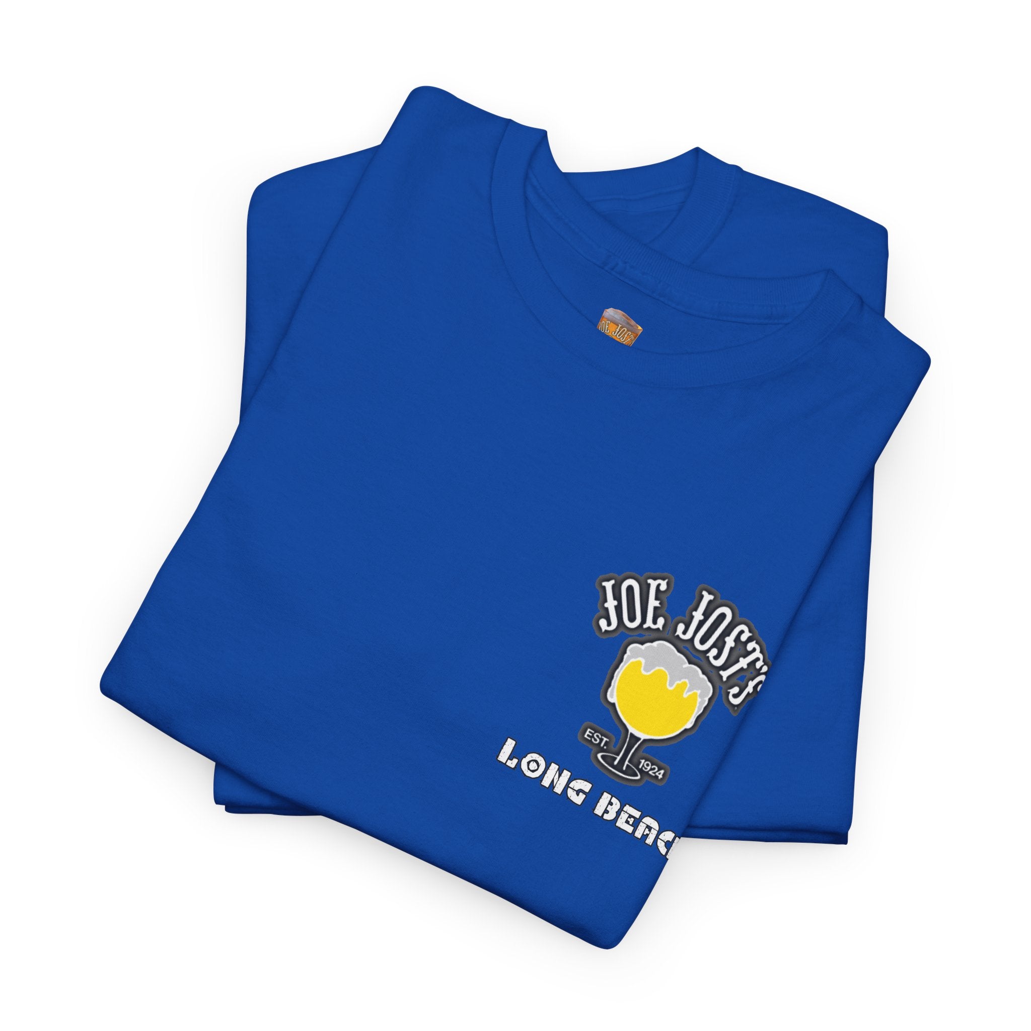 Joe Josts Long Beach California Men's and Woman's Heavy Cotton Tee - Printed 4 Areas