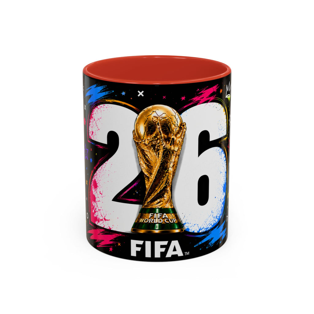 2026 FIFA World Cup Coffee Mug — Colorful Trophy Design (11/15oz)