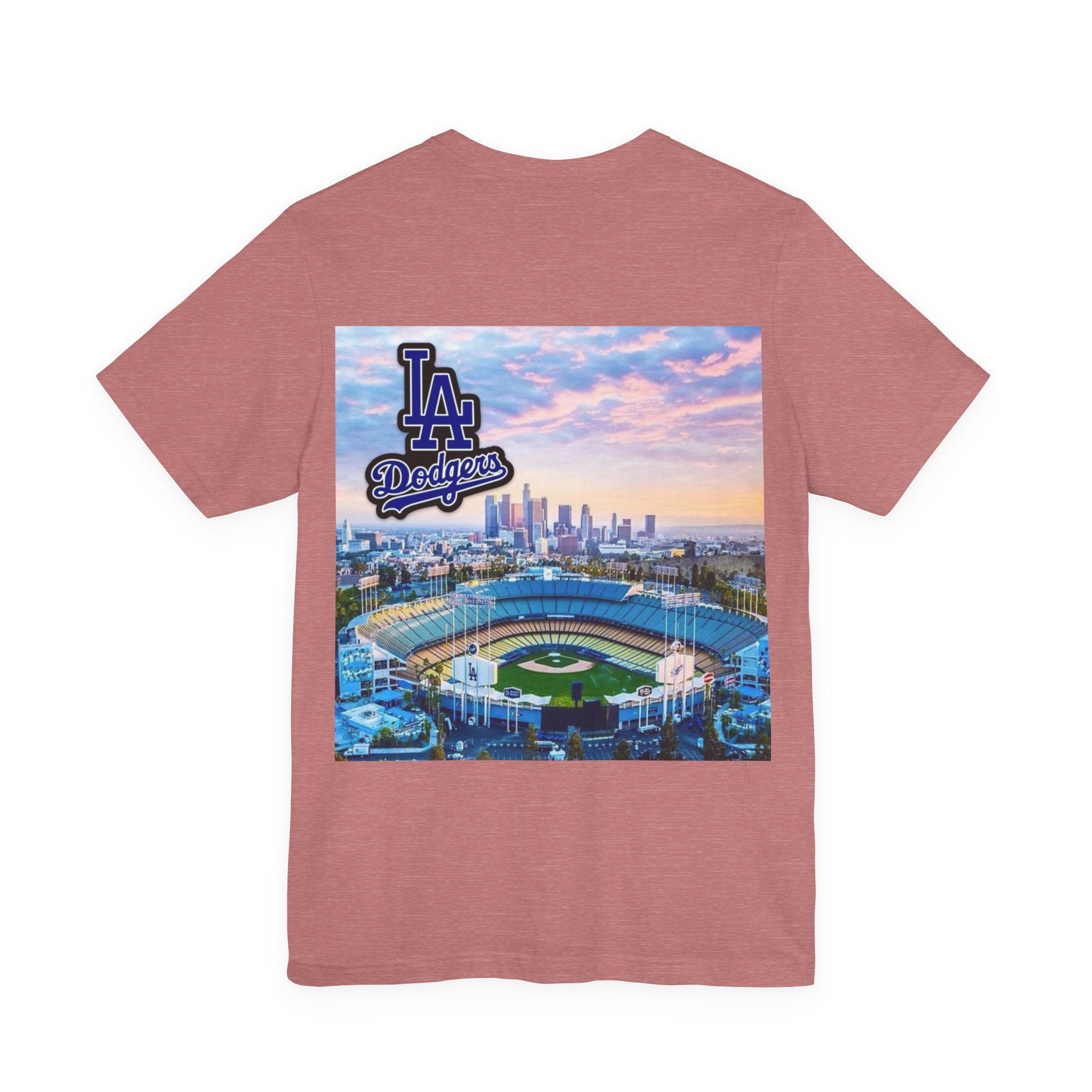 Los Angeles (Front and Back Printing) Unisex Jersey Short Sleeve Tee