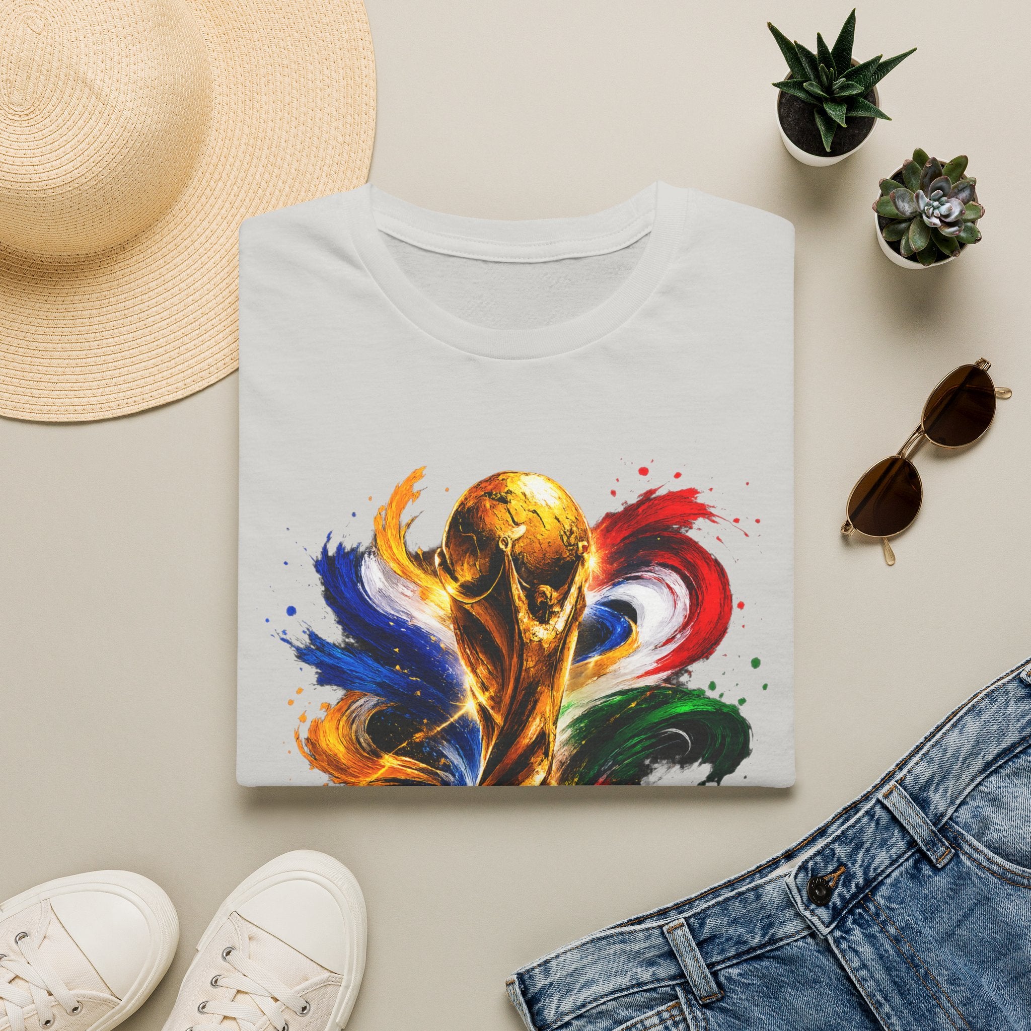 World Cup 2026 T-Shirt — Colorful FIFA Trophy Graphic