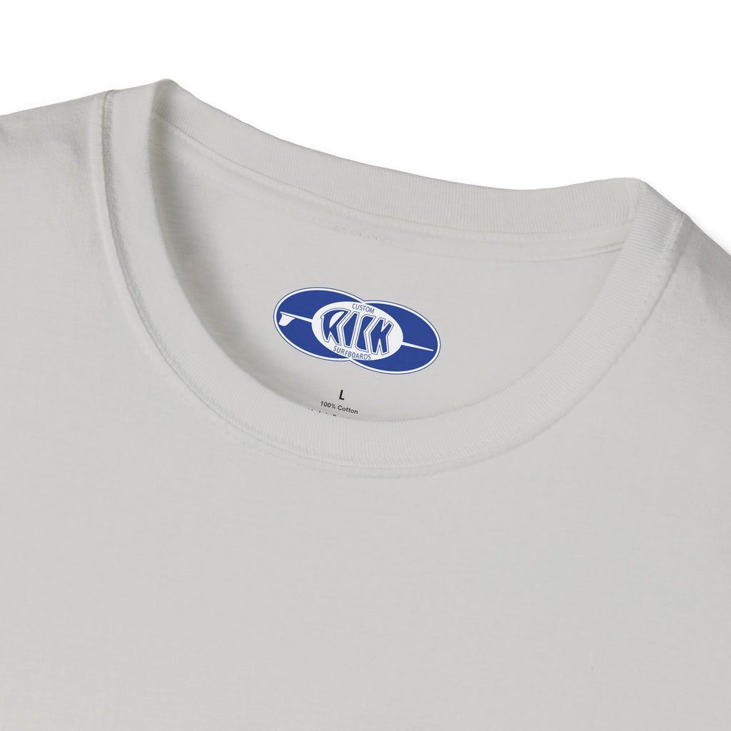 Rick Surfboards Graphic T-Shirt — Printed Front & Back (Multiple Colors)
