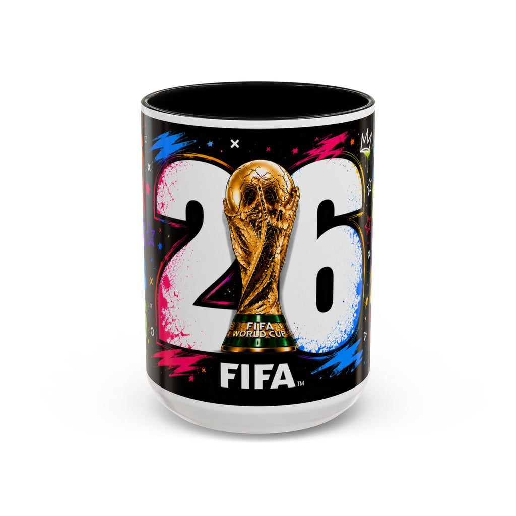 2026 FIFA World Cup Coffee Mug — Colorful Trophy Design (11/15oz)