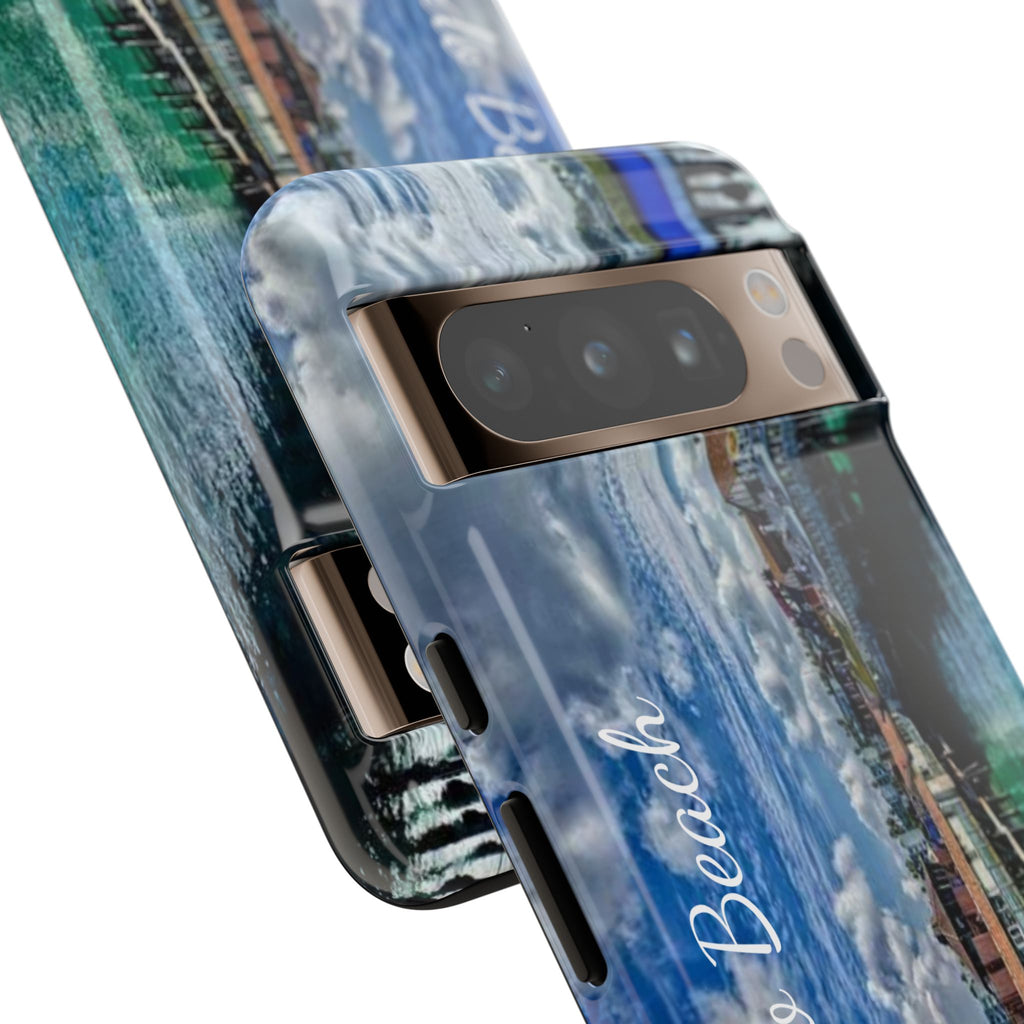 Phone Cases, Redondo Beach California King Harbor Design, Protective Covers, iPhone Accessories, Samsung Accessories, Gift for Travelers