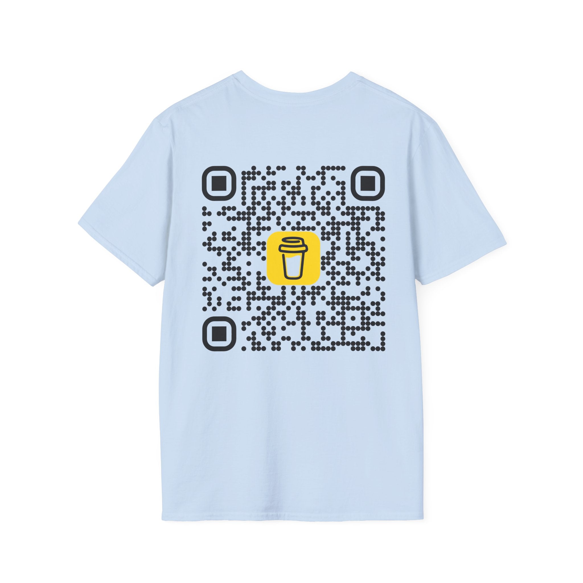 QR Code Coffee Tee — Scan-to-Order Coffee Shop T-Shirt