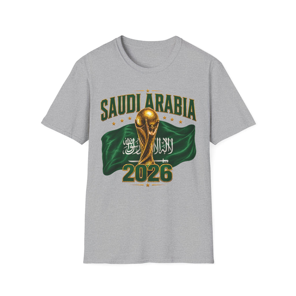 Saudi Arabia 2026 World Cup T-Shirt – Soccer Champion Trophy Design