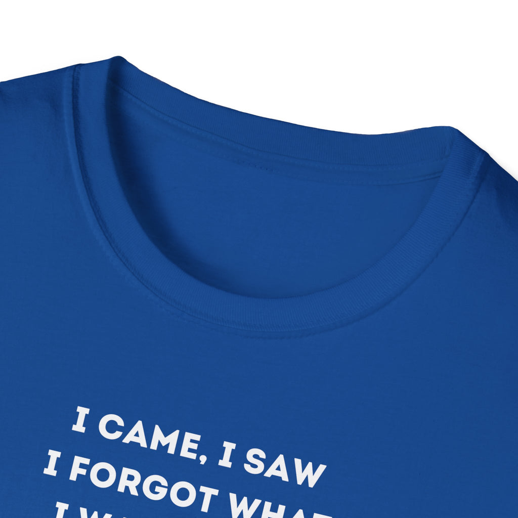 Funny Forgetful Grandpa Quote T-Shirt | I Got to Pee Coffee Cute Cartoon, Humorous Text Tee