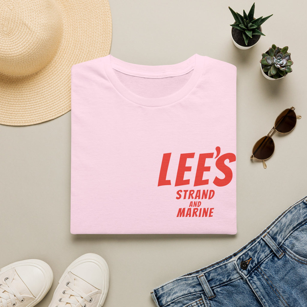 Greasy Lee's  Strand and Marine Old School T-Shirt | Manhattan Beach vintage surfer logo