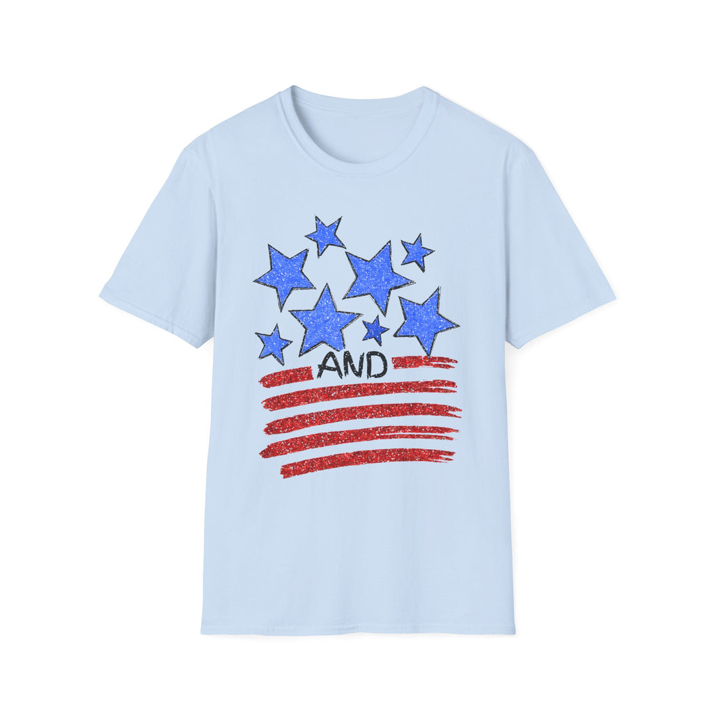 Stars and Stripes T-Shirt — Flag Graphic Patriotic Tee