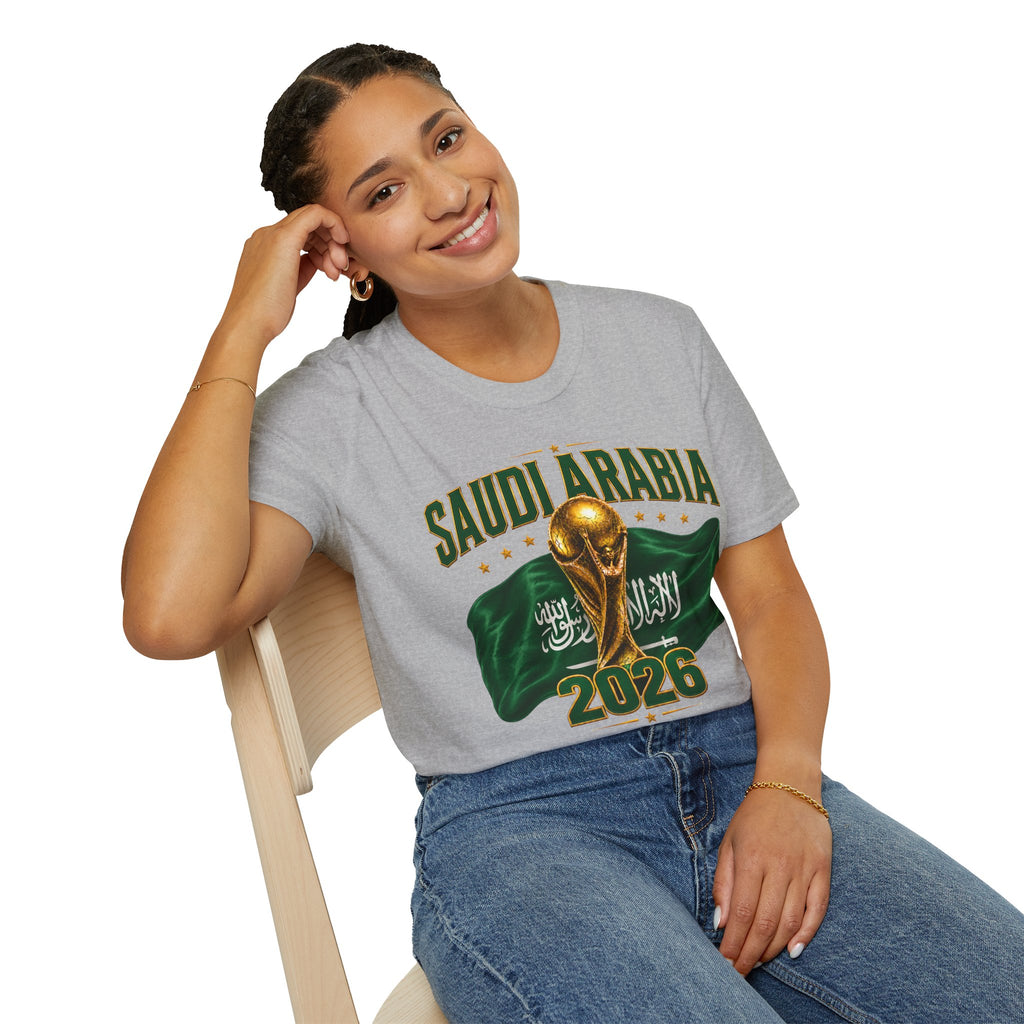 Saudi Arabia 2026 World Cup T-Shirt – Soccer Champion Trophy Design